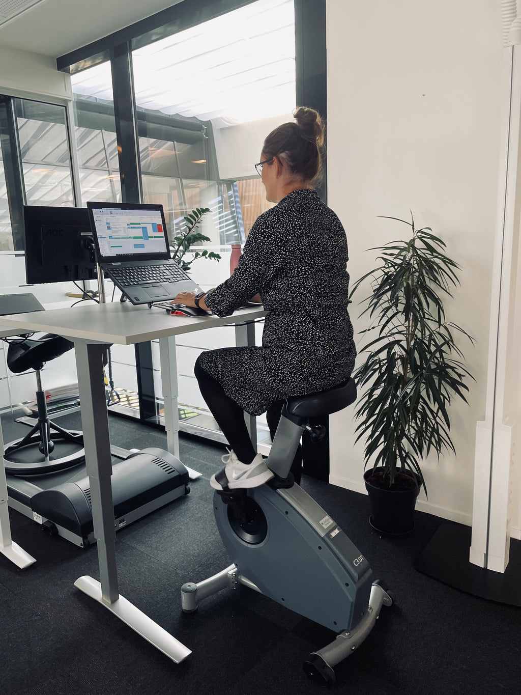 Kontorcykel / Desk Bike Grå (Secondhand)
