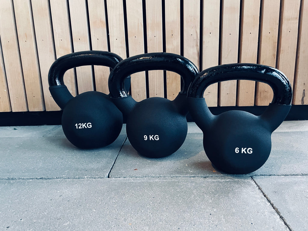 Kettlebell sæt (6 kg, 9 kg &amp; 12 kg)
