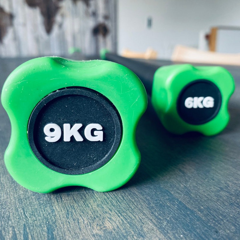 Bodybar sæt - 6+9 kg