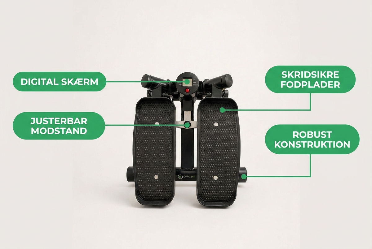 OffFit Stepmaskine med elastikker
